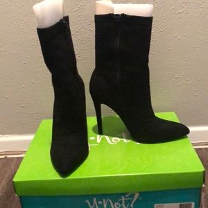 Black Heel Booties